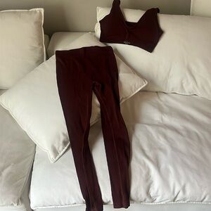 Maroon matching set
